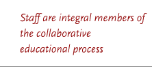 The faculty is nationally recognized, professional, and dedicated.